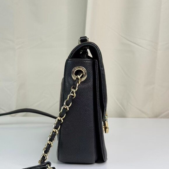 Chanel Black Caviar Leather Shoulder Bag Crossbody Crossbody - Picture 4 of 7